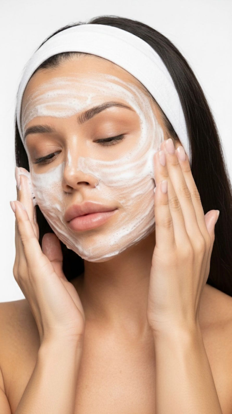 Reinige deine Haut